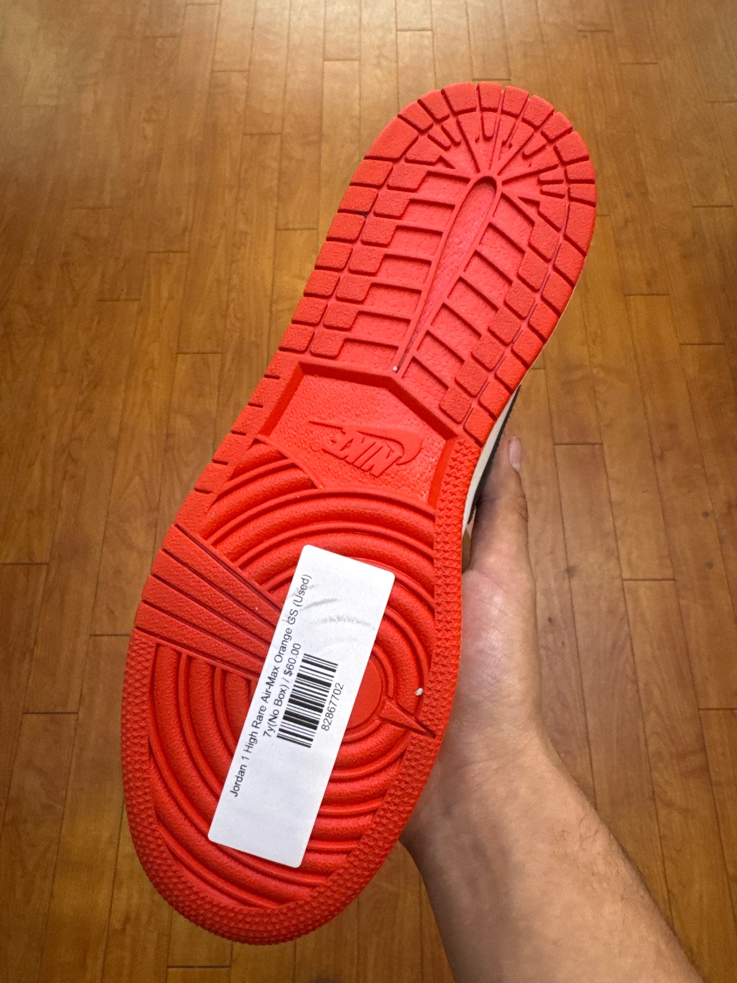 Jordan 1 Mid Rare Air-Max Orange GS (Used)