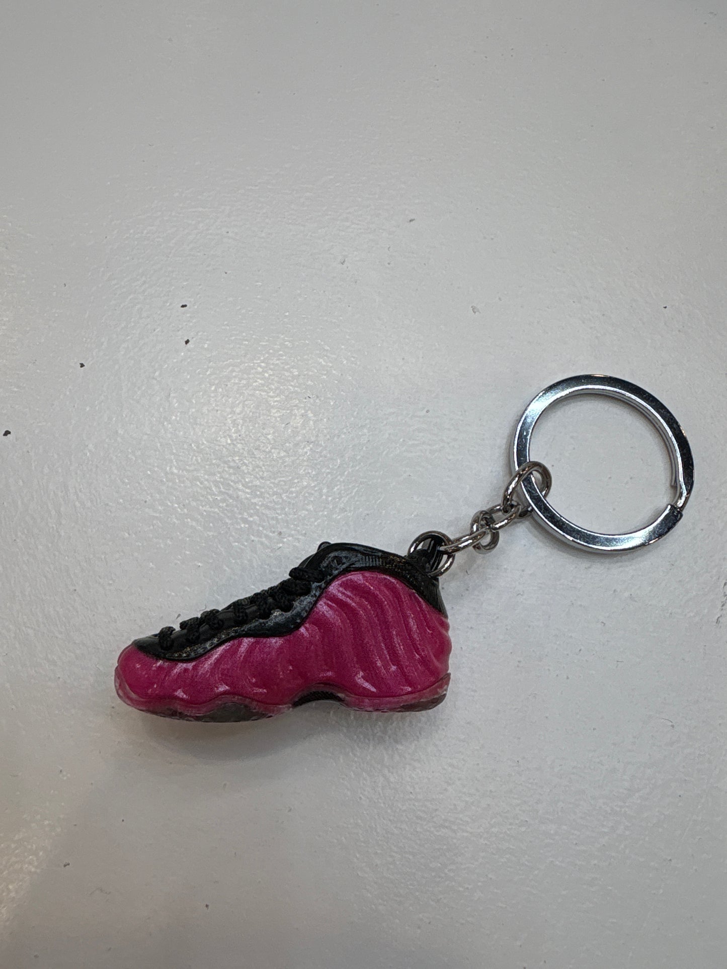 Air Foamposite Pink Keychain