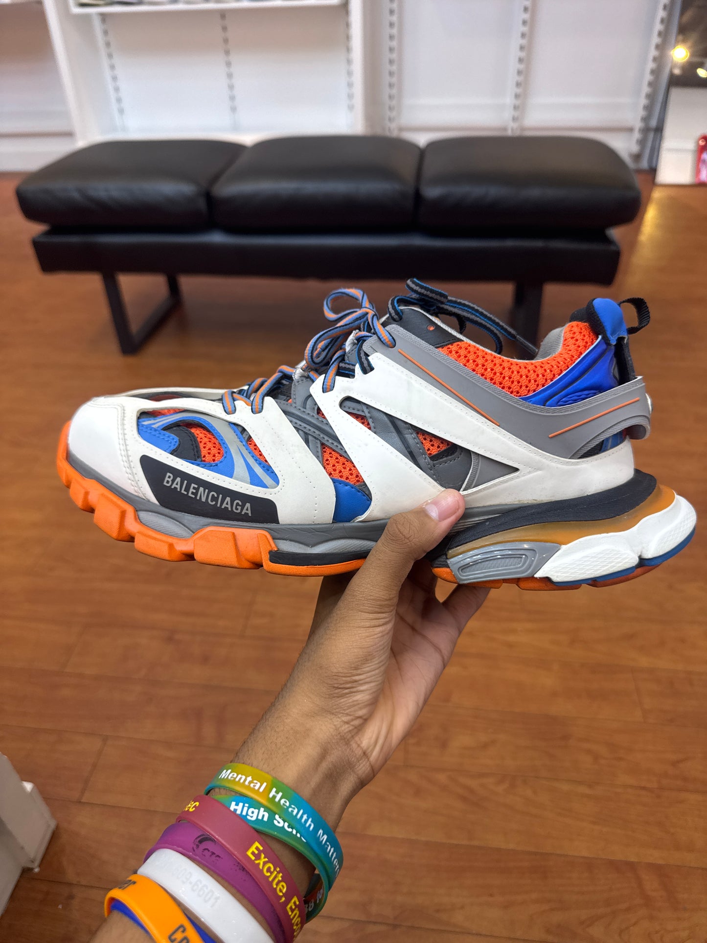 Balenciaga Track Orange Blue
