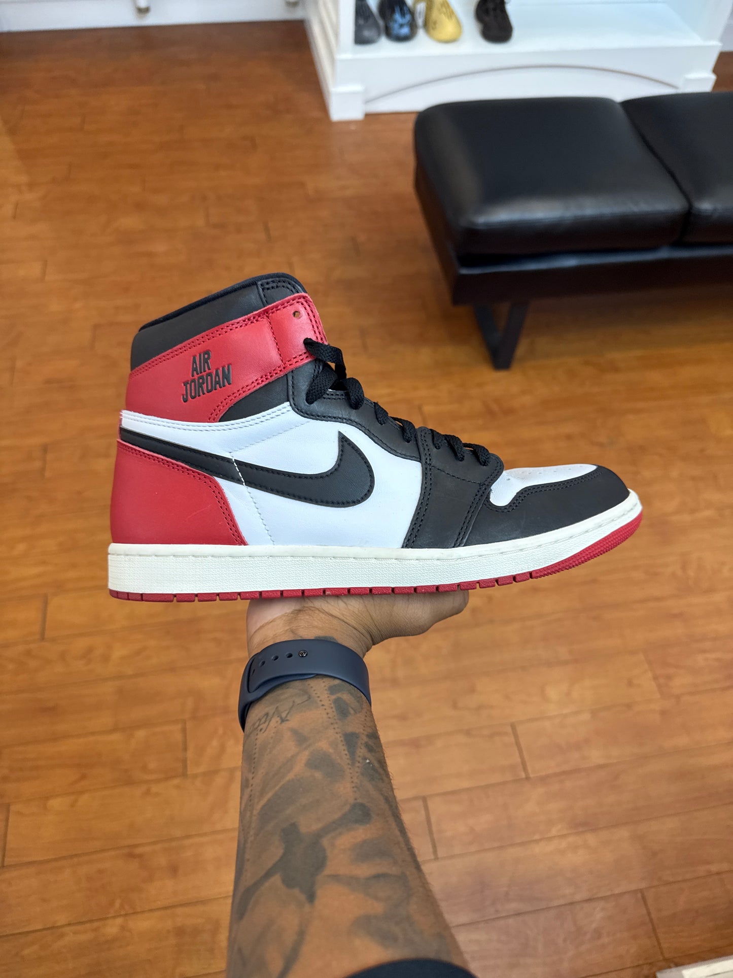 Jordan 1 High Black Toe Reimagined (Used)