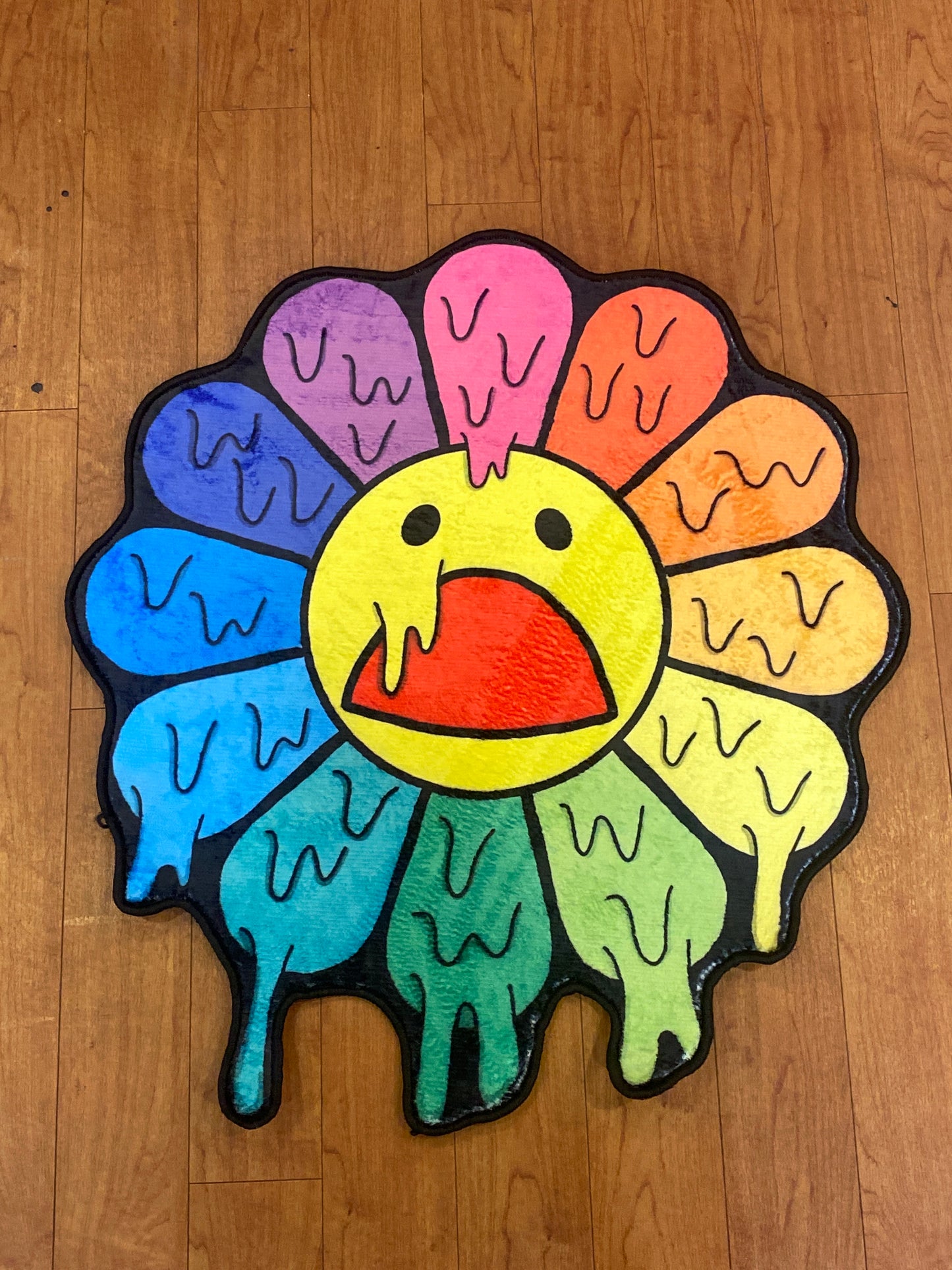 MURAKAMI Slimy Rainbow Rug