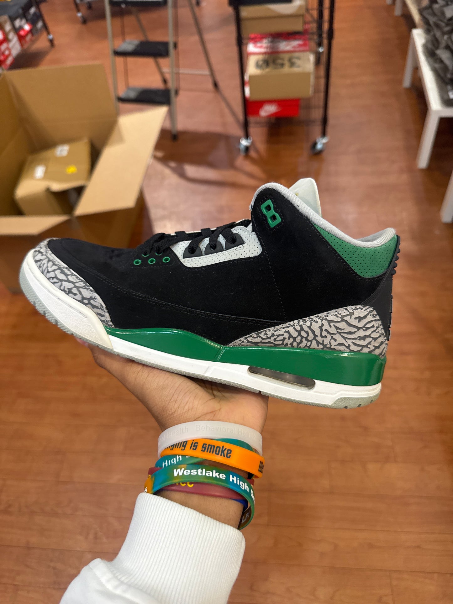 Jordan 3 Pine Green (Used)
