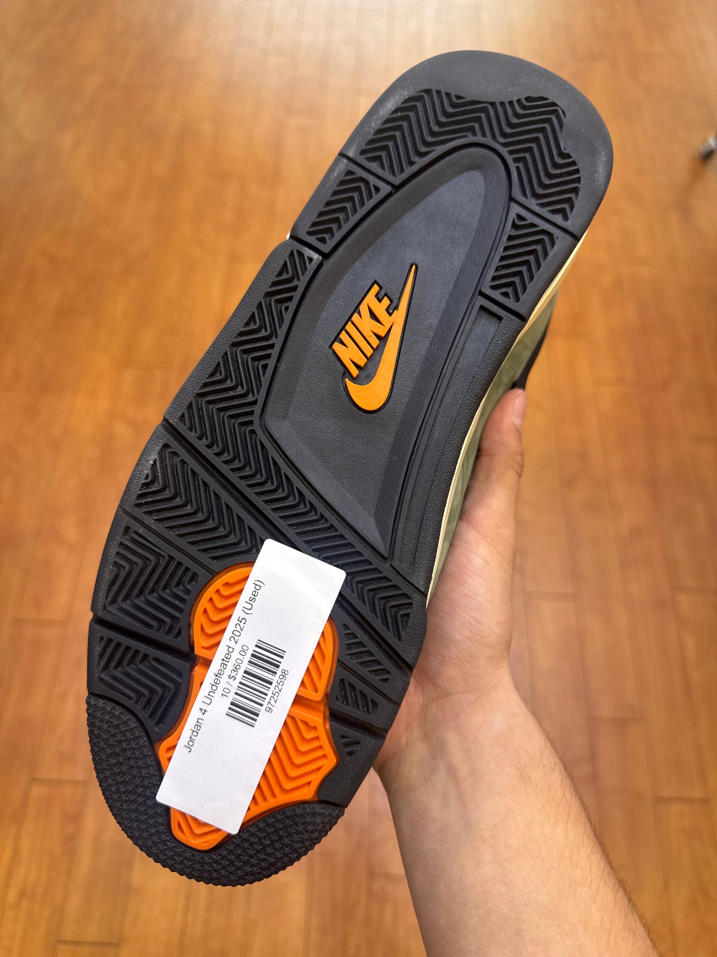 Jordan 4 Undefeated 2025 (Used)