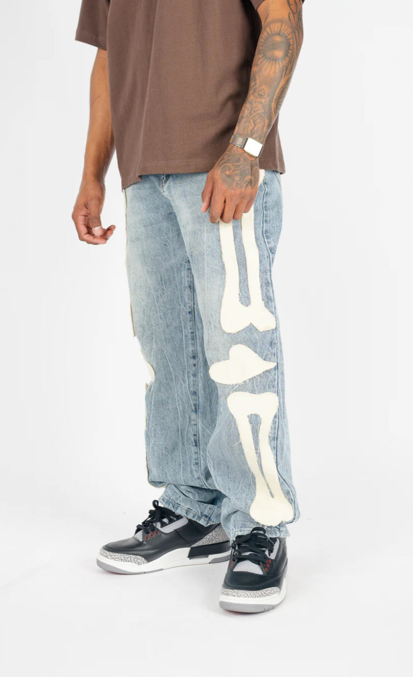 Rebel Minds Bone Denim Jeans