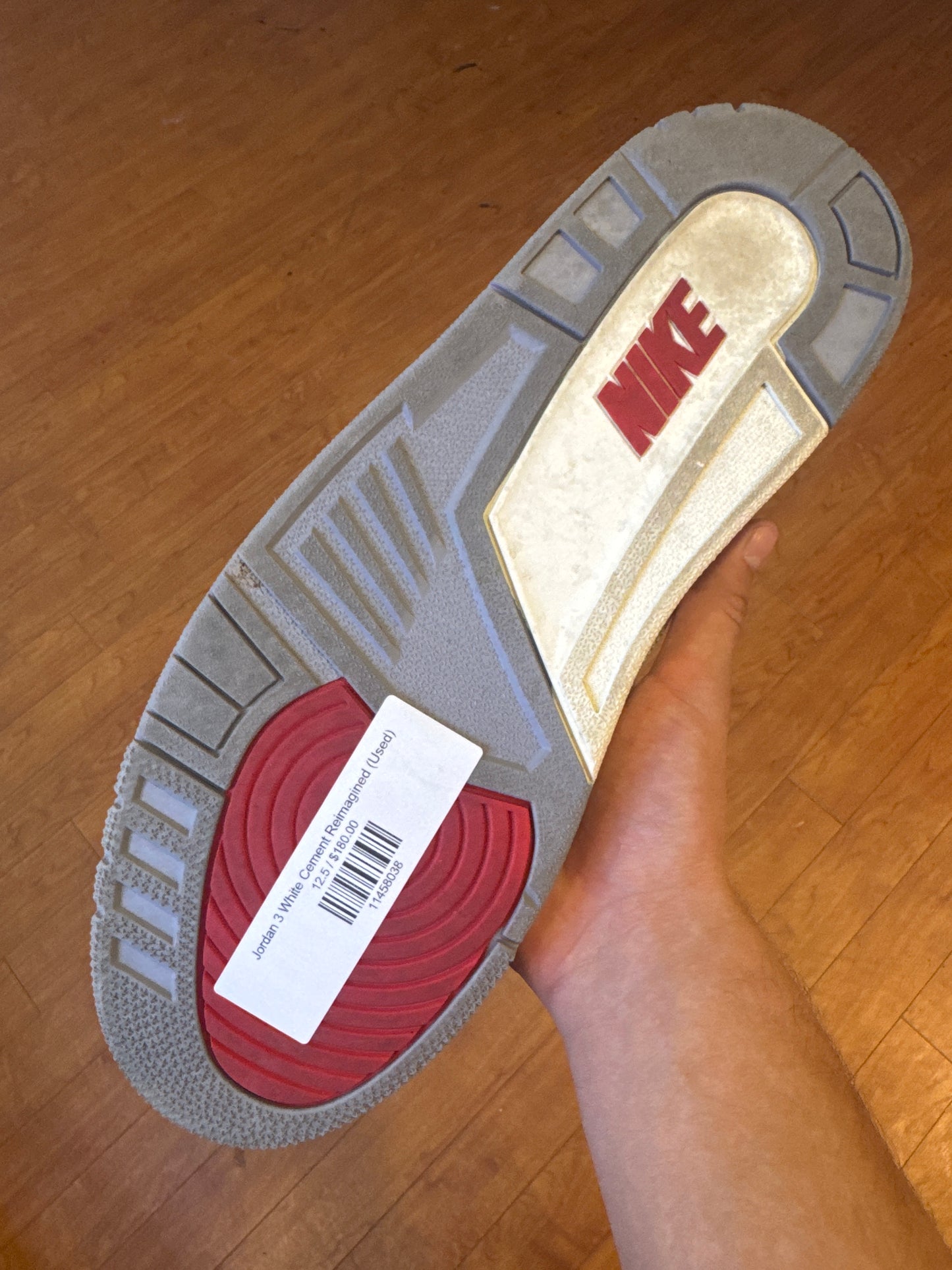 Jordan 3 White Cement Reimagined (Used)