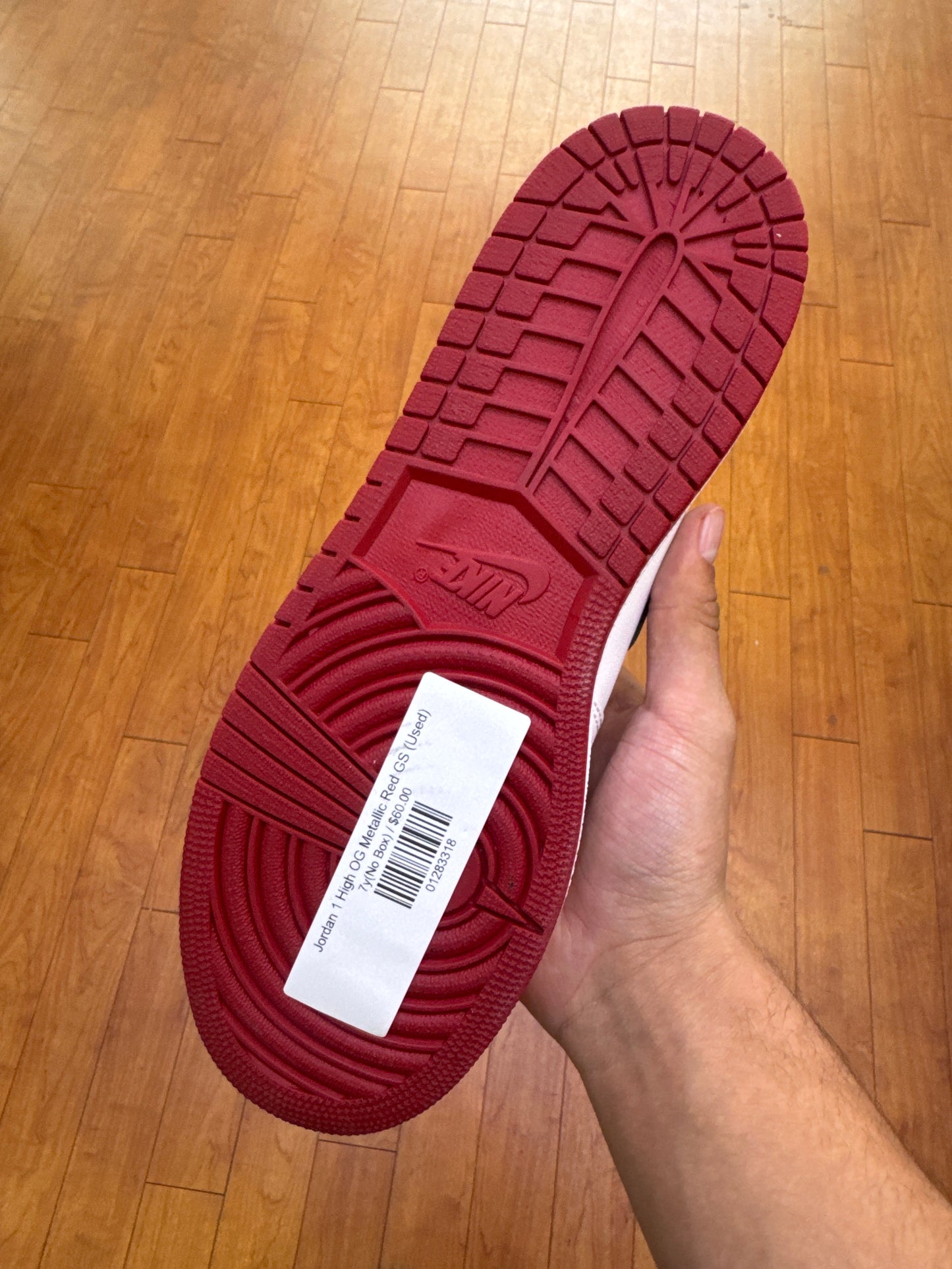 Jordan 1 High OG Metallic Red GS (Used)