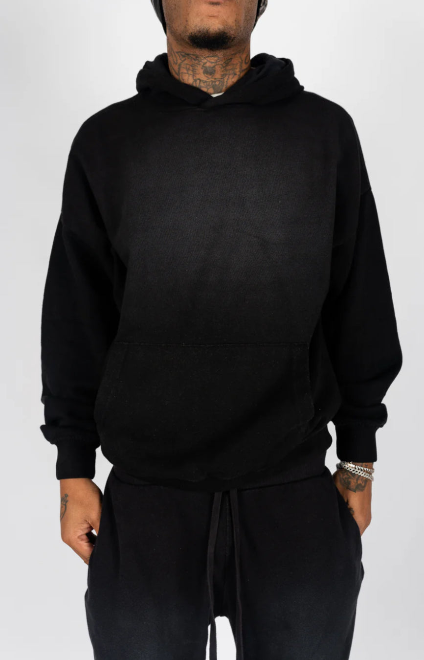 Sun-dried Black Hoodie