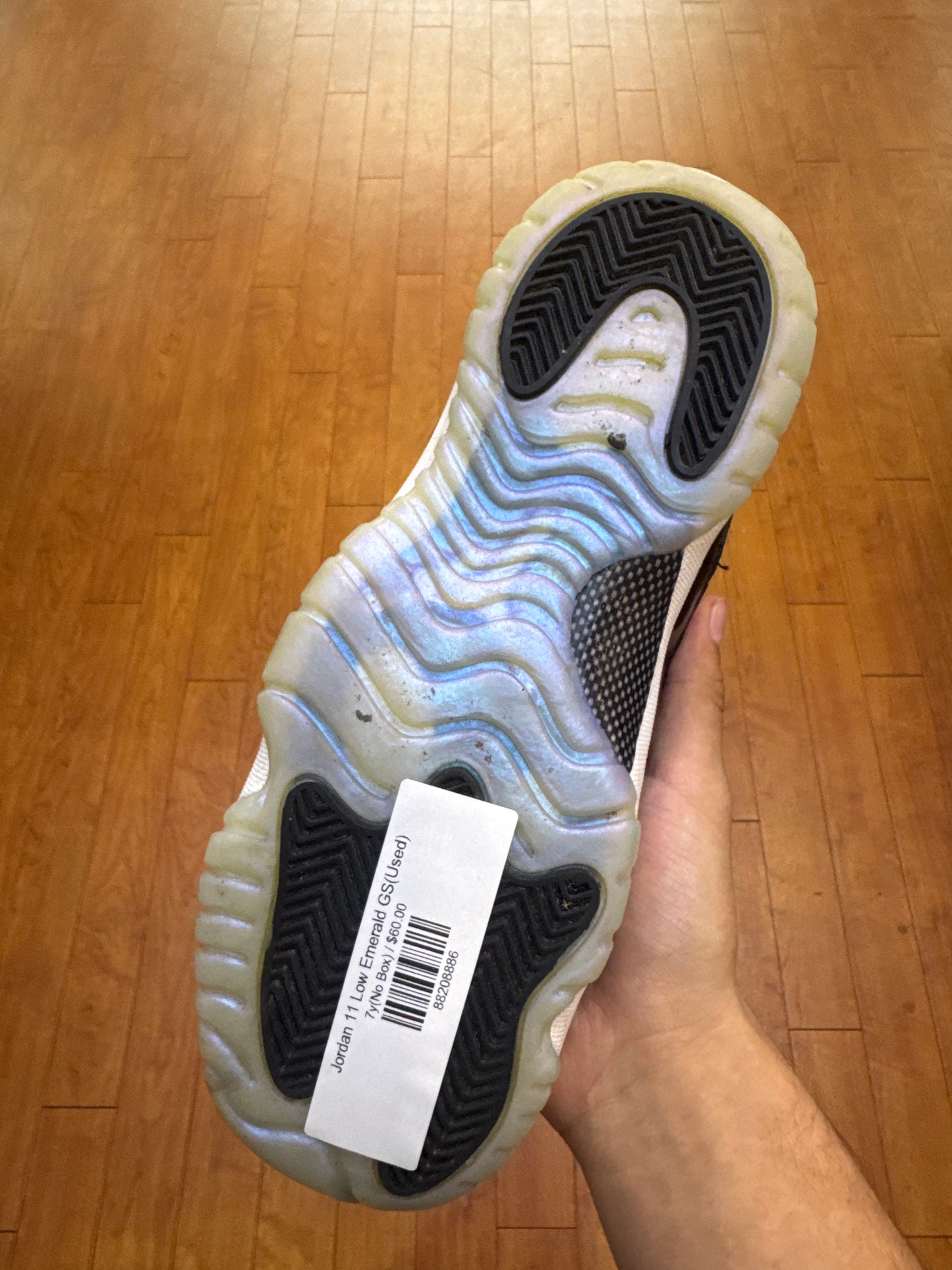 Jordan 11 Low Emerald GS(Used)