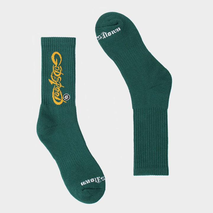 Godspeed New Age Logo Green Socks