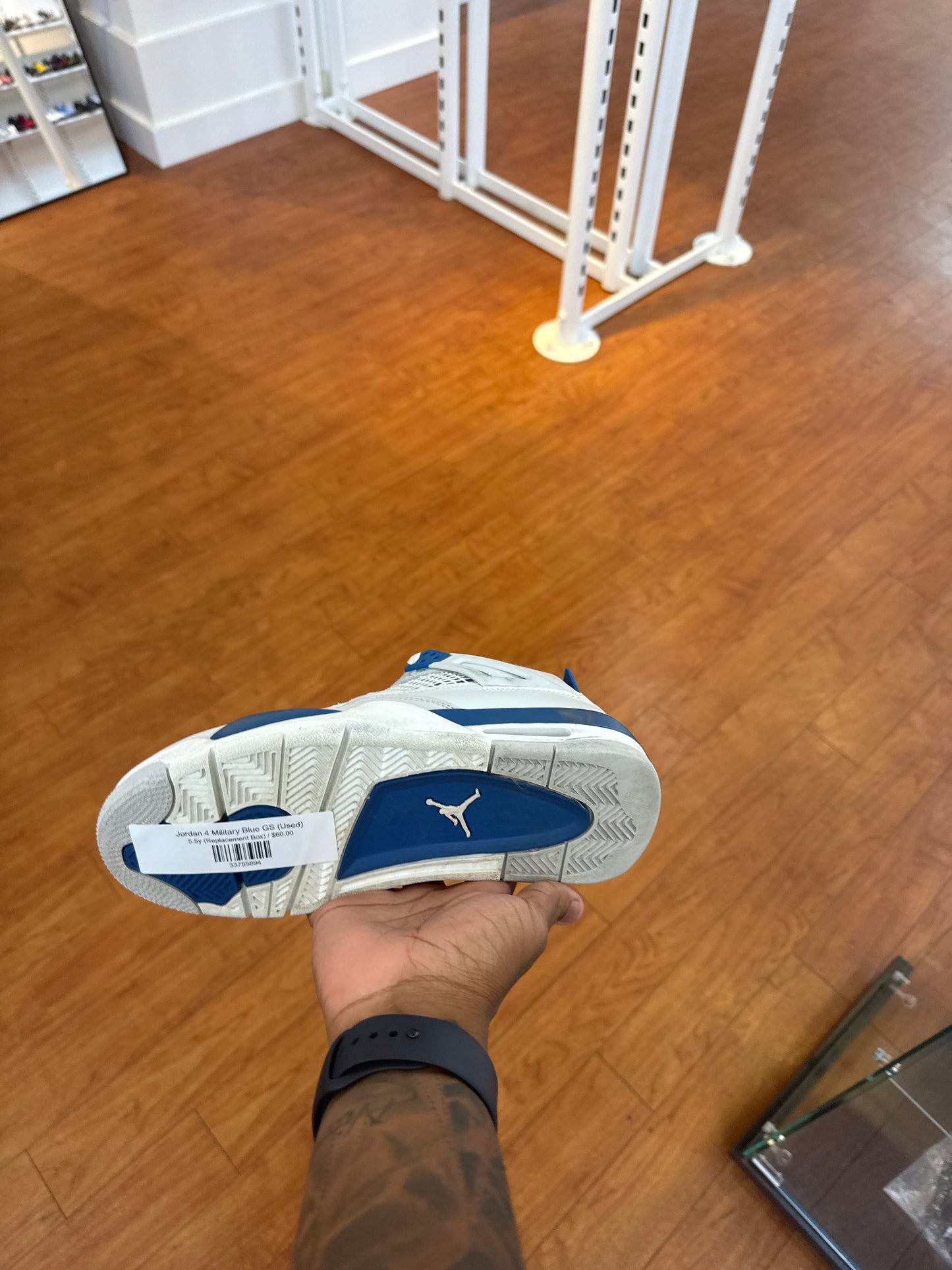 Jordan 4 Military Blue GS (Used)