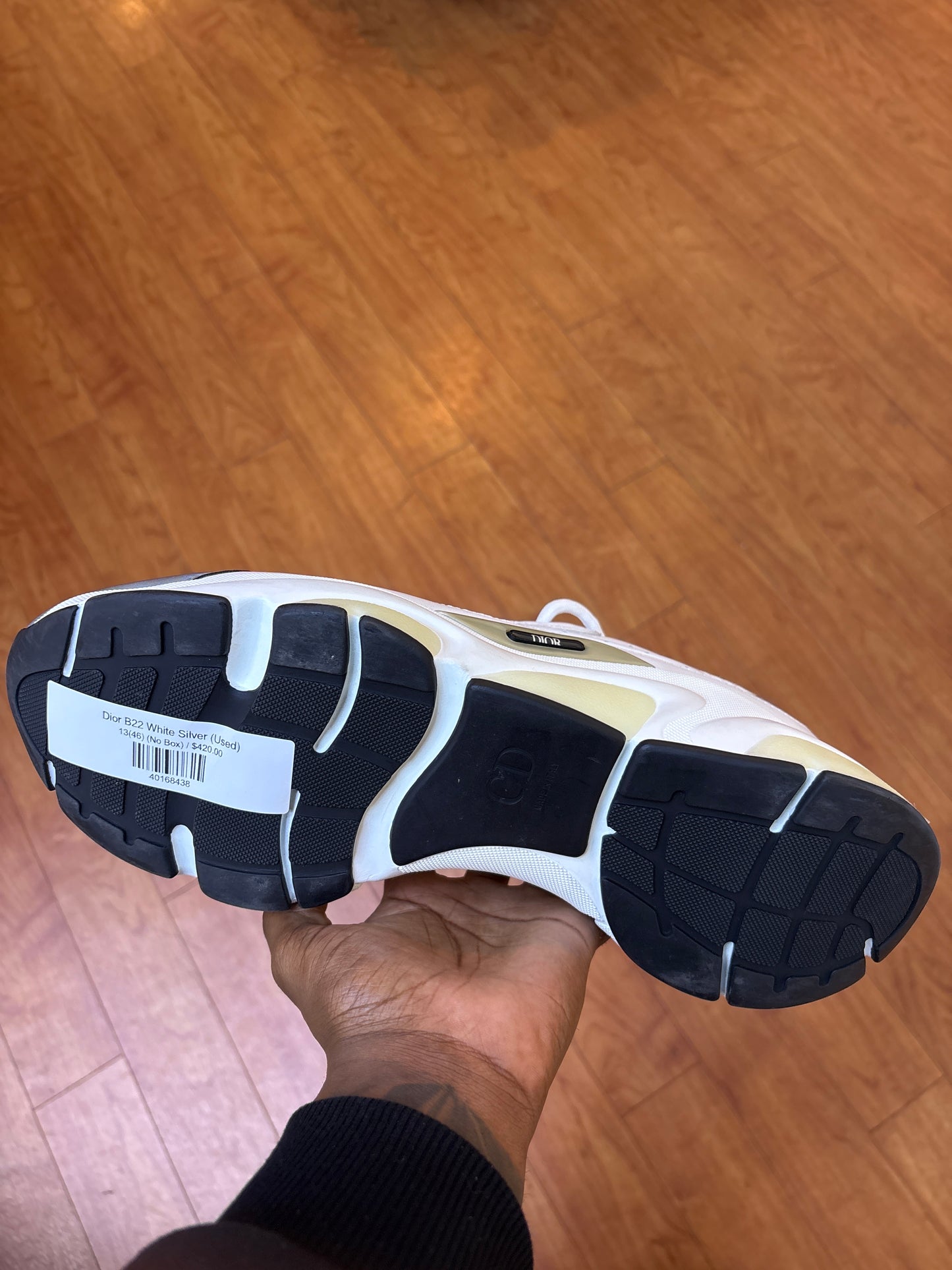 Dior B22 White Silver (Used)