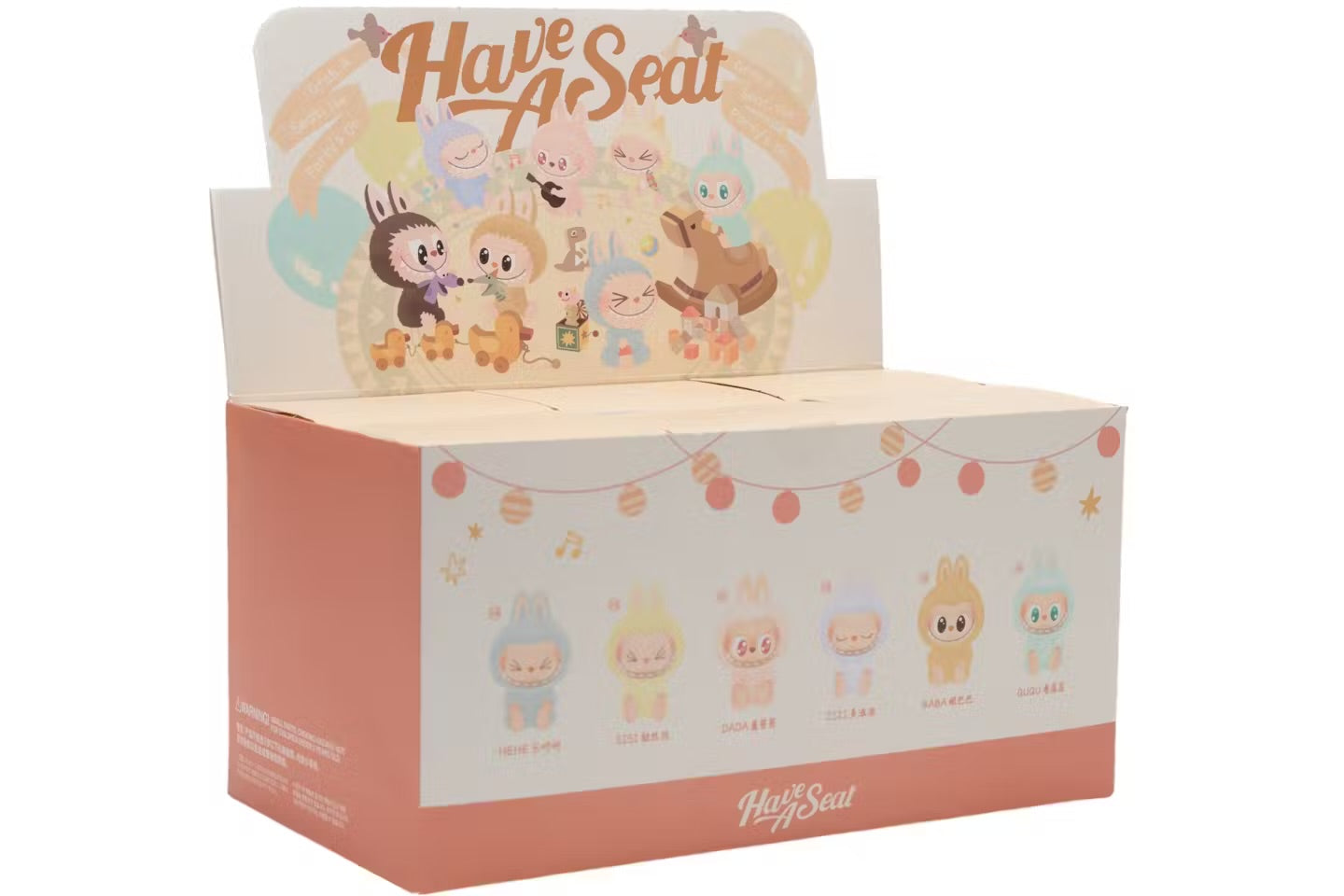 Labubu The Monsters Have a Seat Vinyl Plush Sealed Case (6 Blind Boxes)