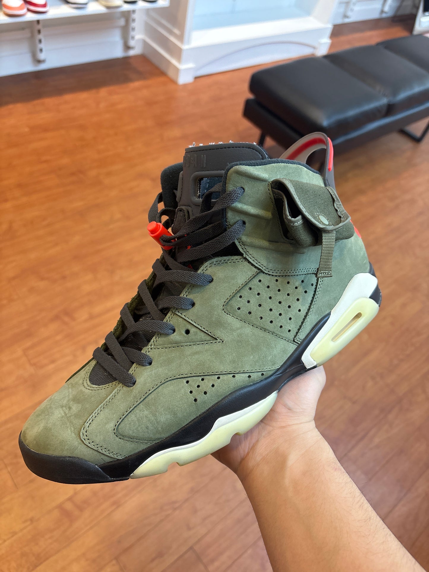 Jordan 6 Travis Scott Olive (Used)