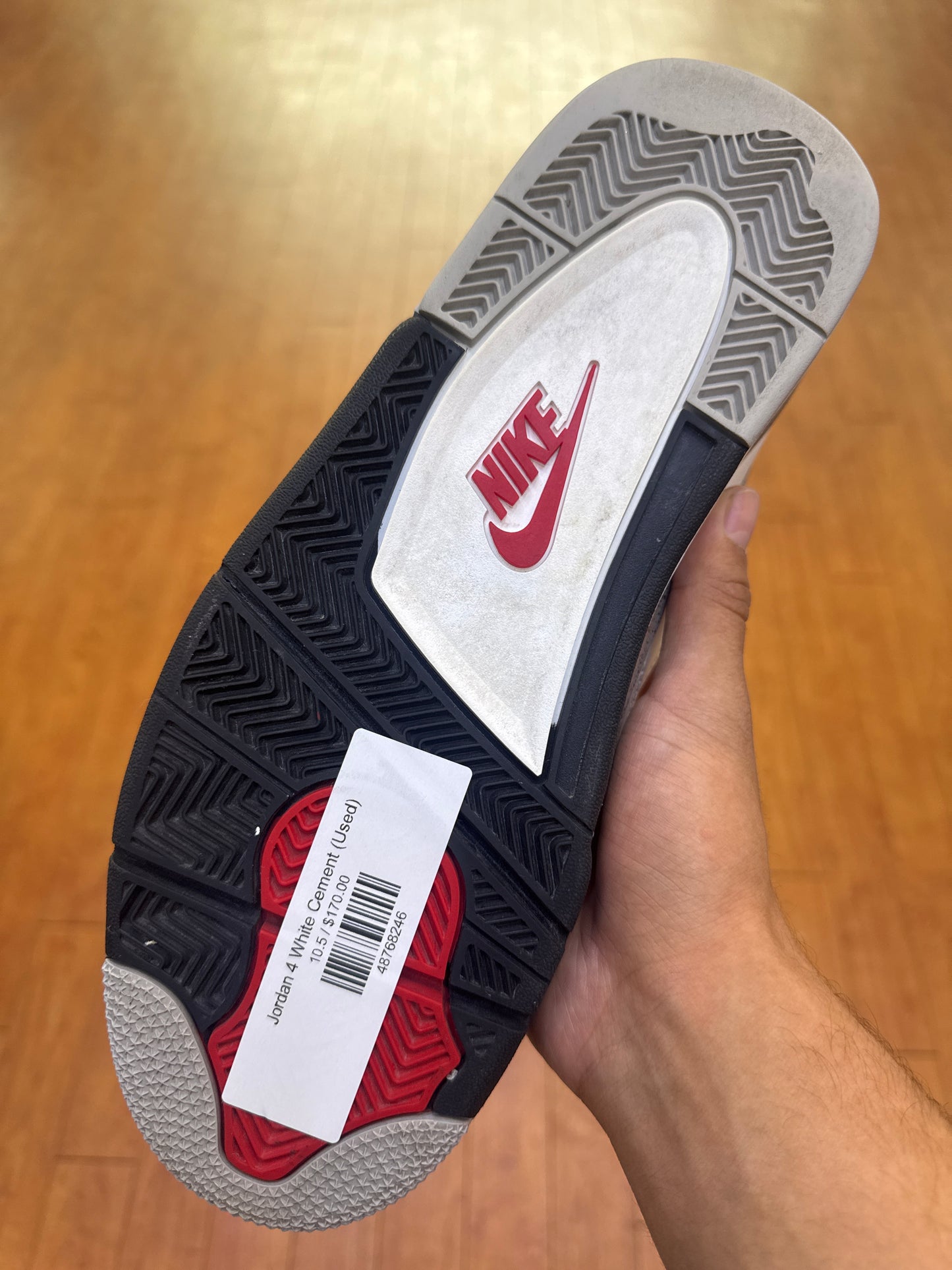 Jordan 4 White Cement (Used)