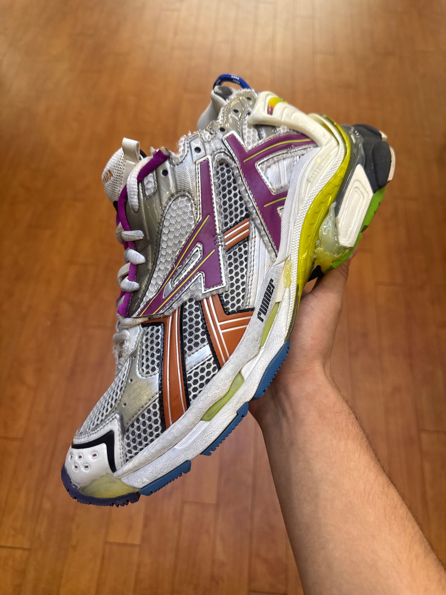 Balenciaga Runner Grey Multicolor (Used)