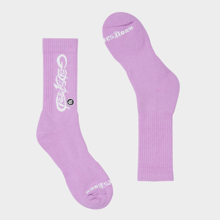Godspeed New Age Logo Pink Socks