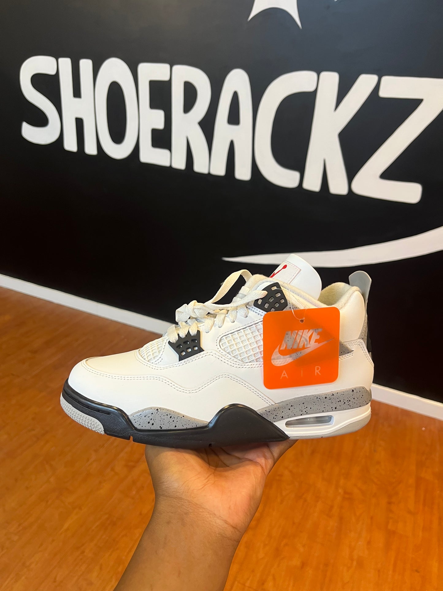 Jordan 4 White Cement (Used)