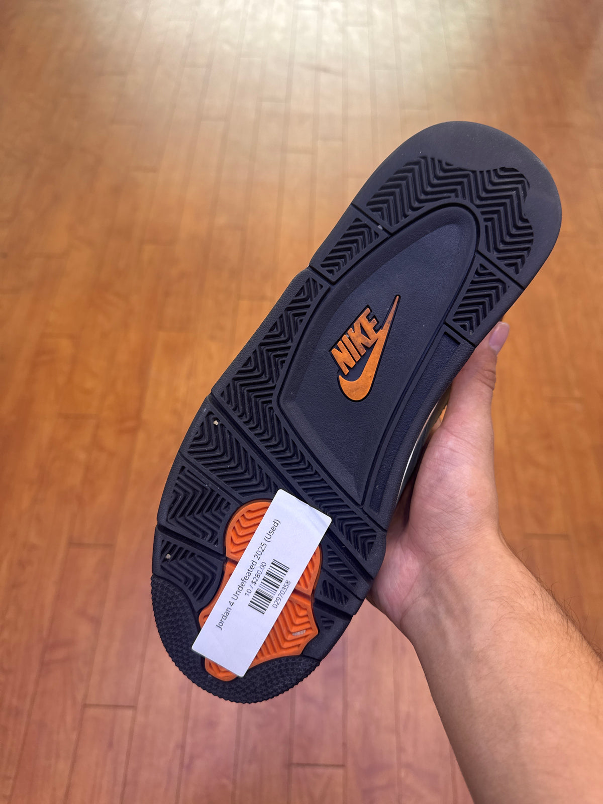Jordan 4 Undefeated 2025 (Used)