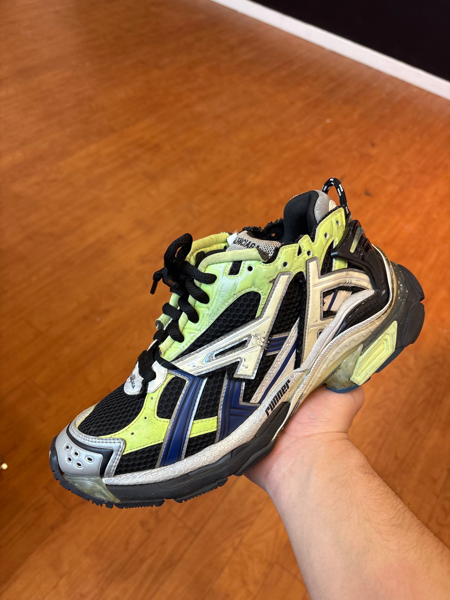 Balenciaga Runner Grey Blue Green (Used)