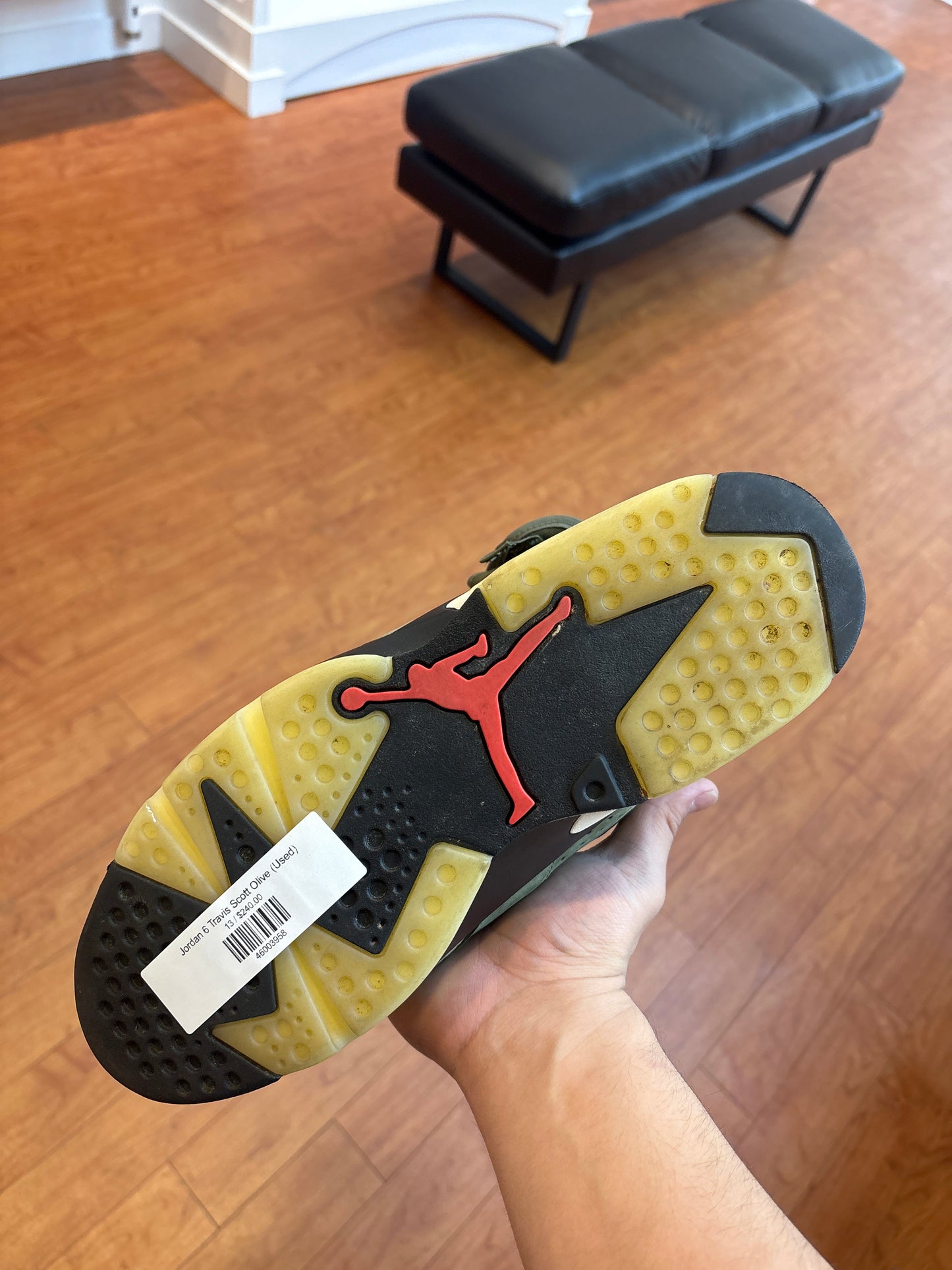 Jordan 6 Travis Scott Olive (Used)