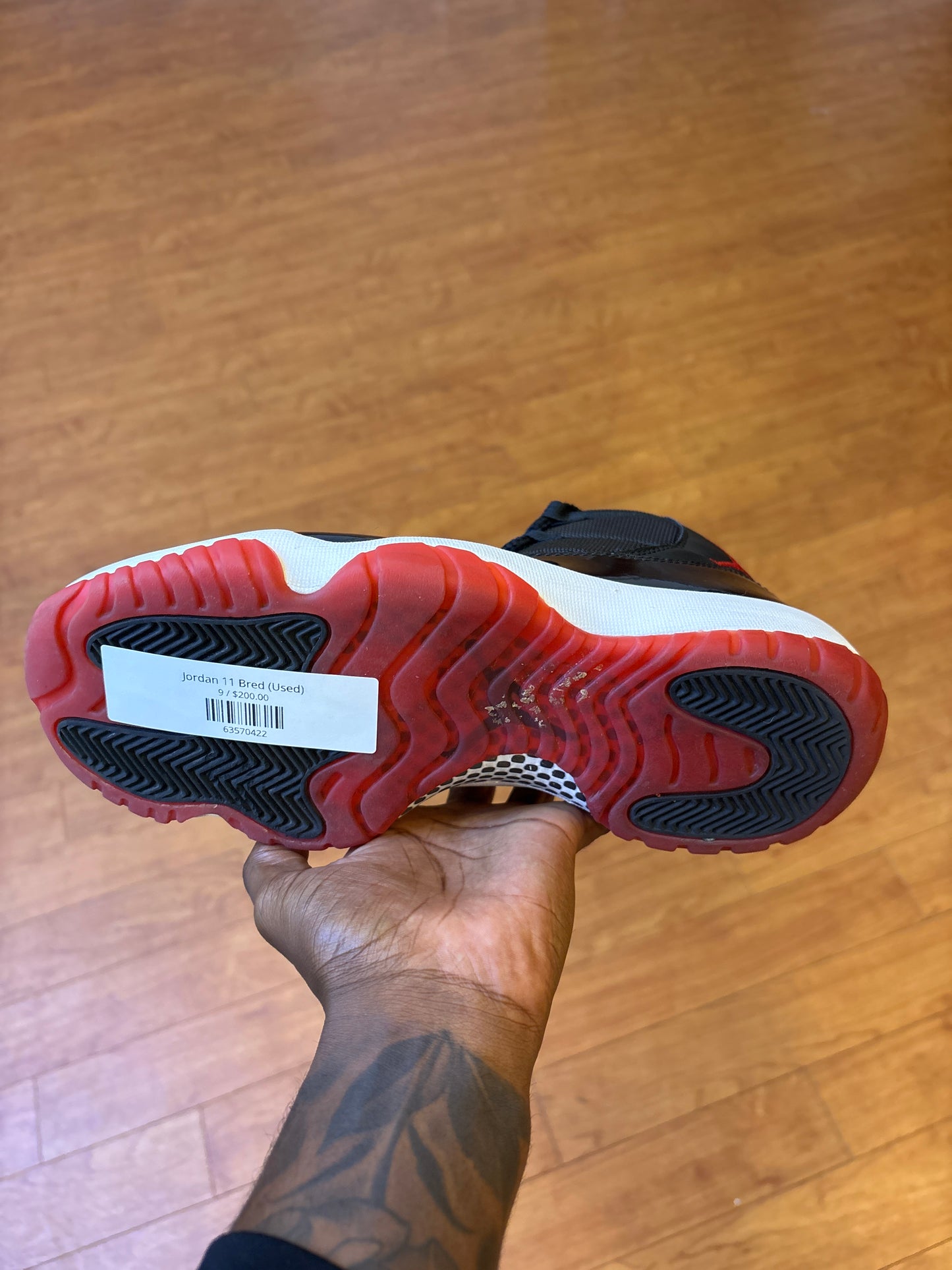 Jordan 11 Bred (Used)