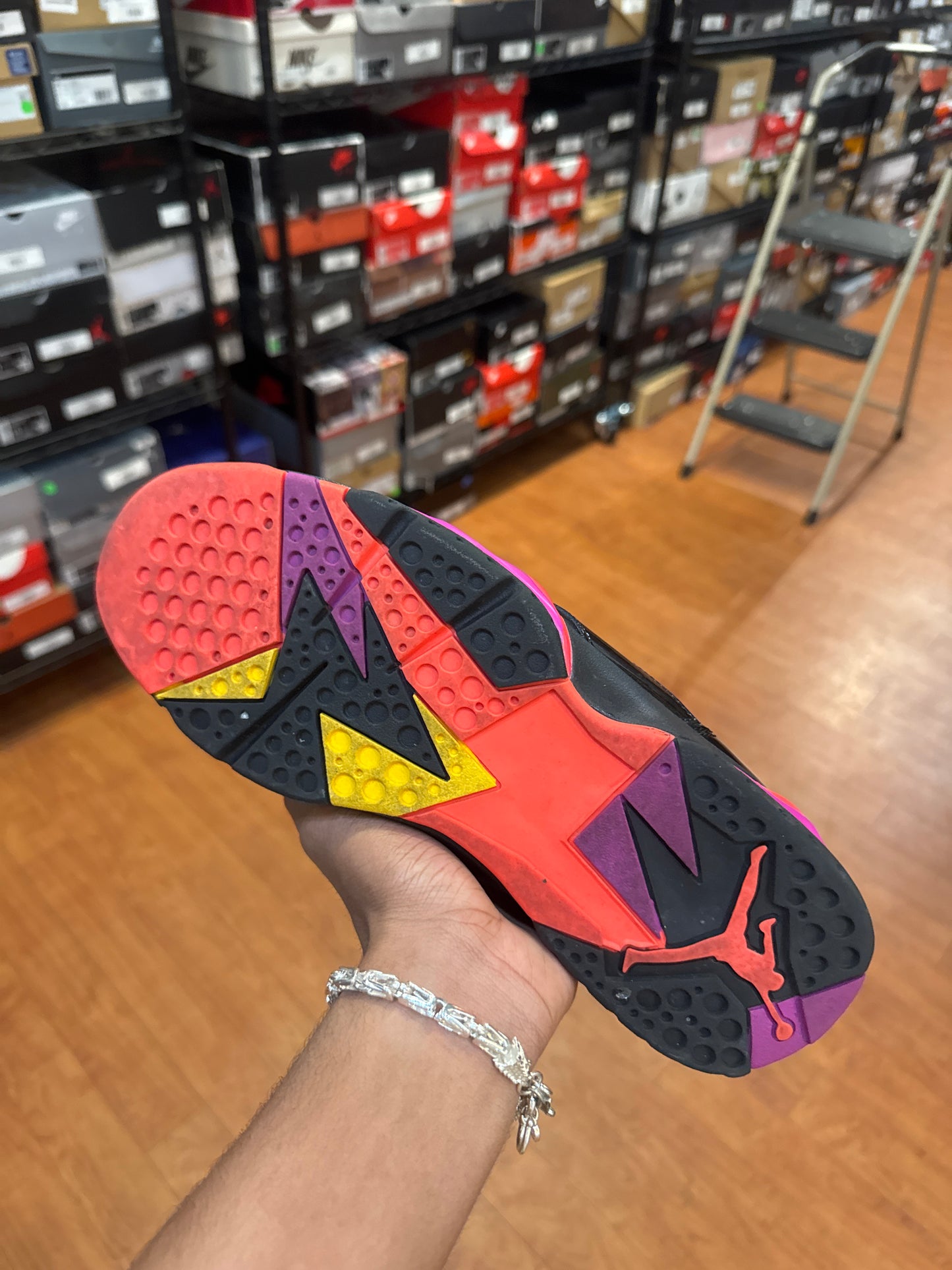 Jordan 7 Black Gloss W (Used)