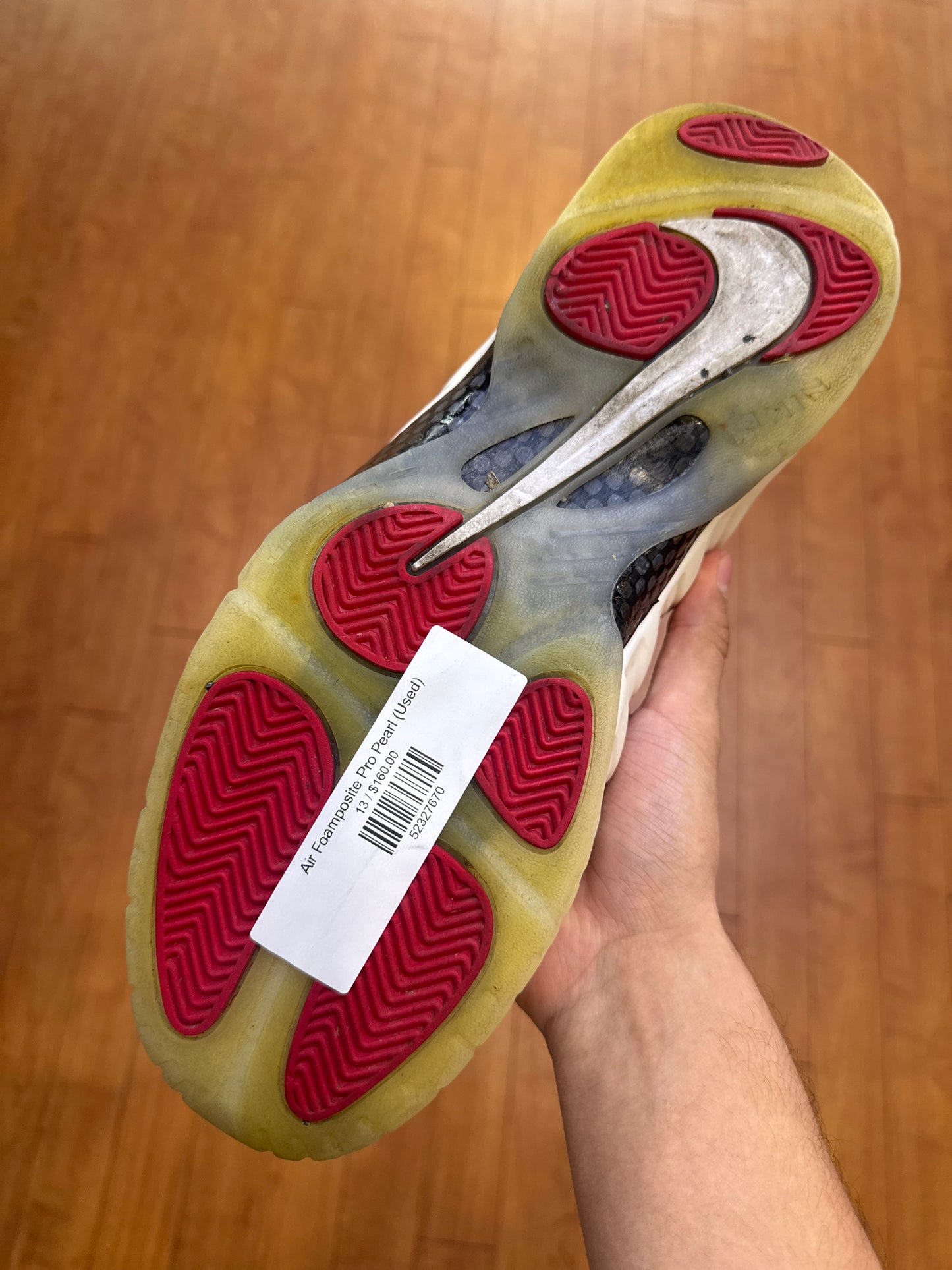 Air Foamposite Pro Pearl (Used)