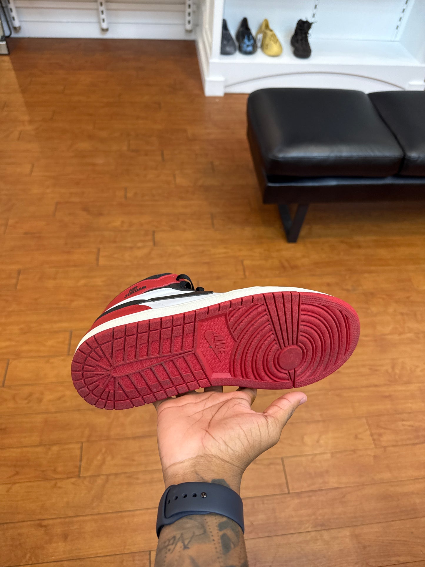 Jordan 1 High Black Toe Reimagined (Used)