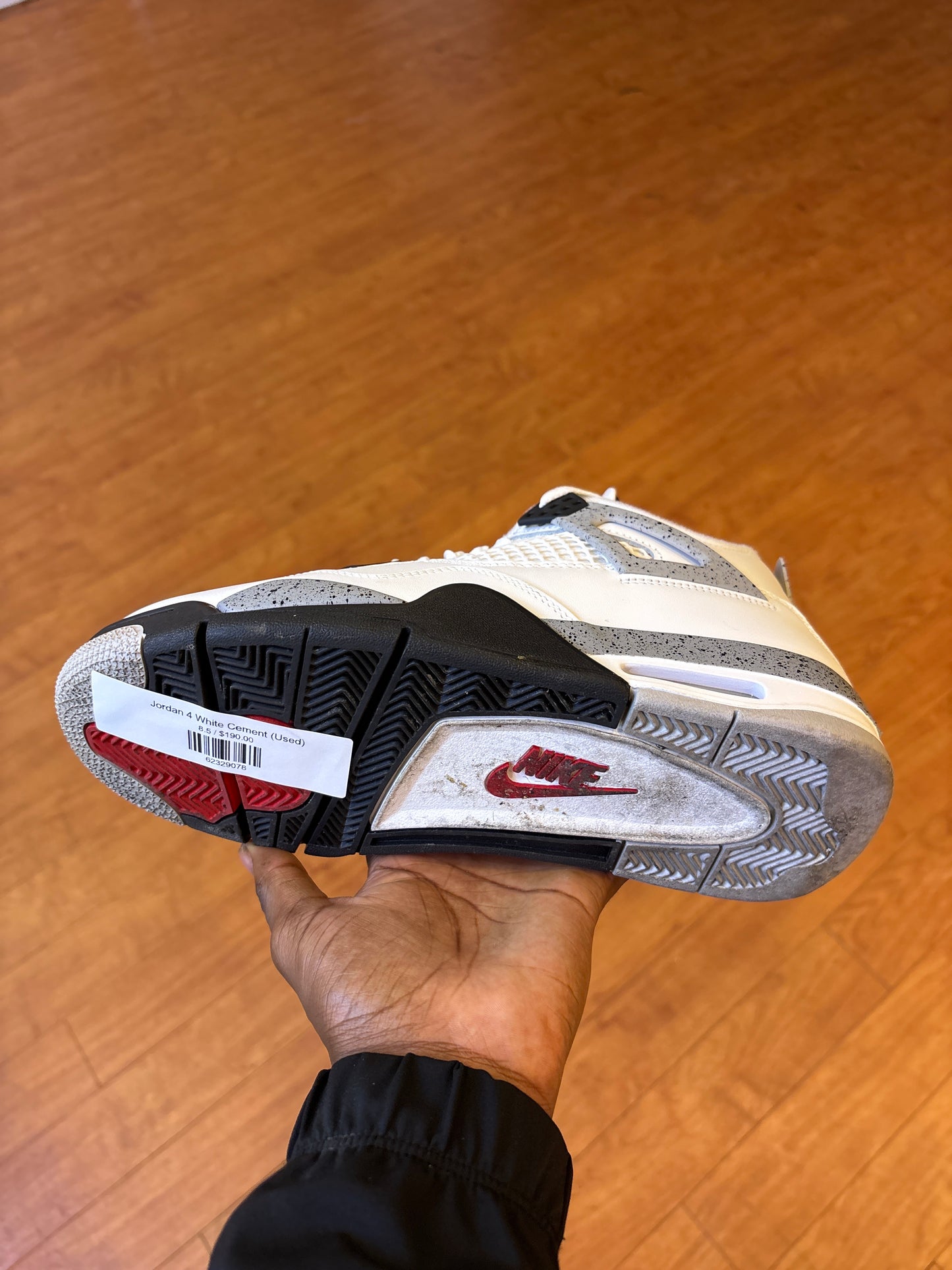 Jordan 4 White Cement (Used)