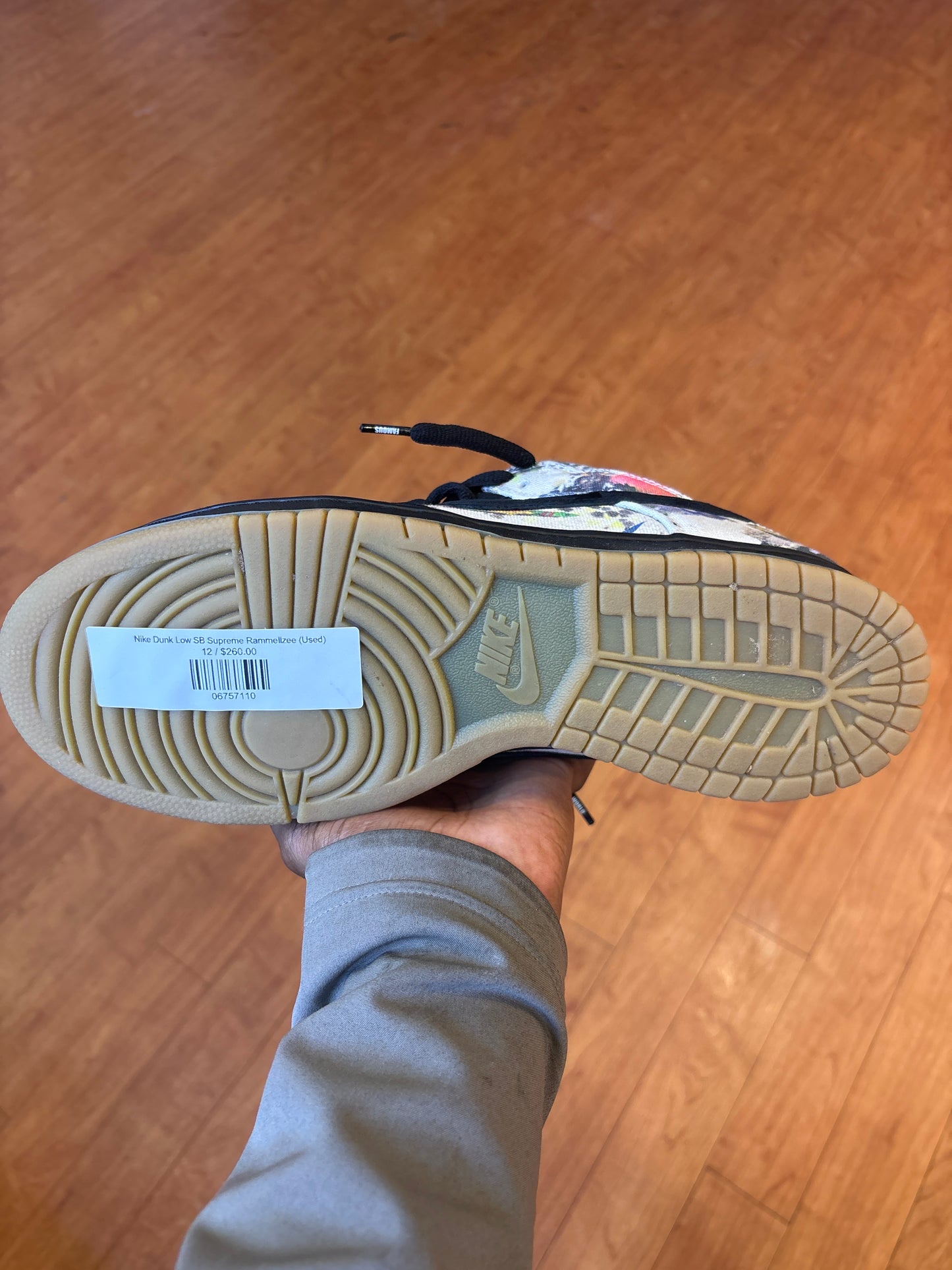 Nike Dunk Low SB Supreme Rammellzee (Used)