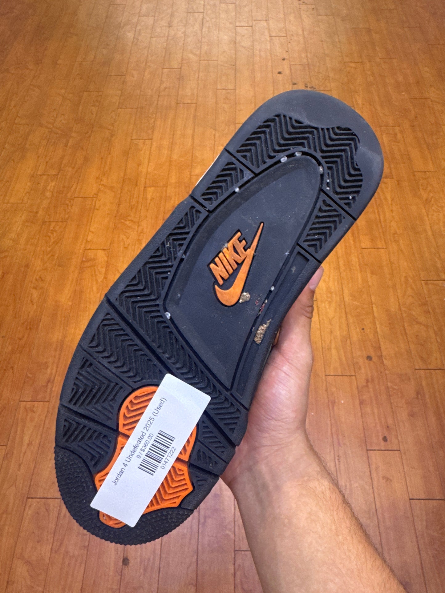 Jordan 4 Undefeated 2025 (Used)