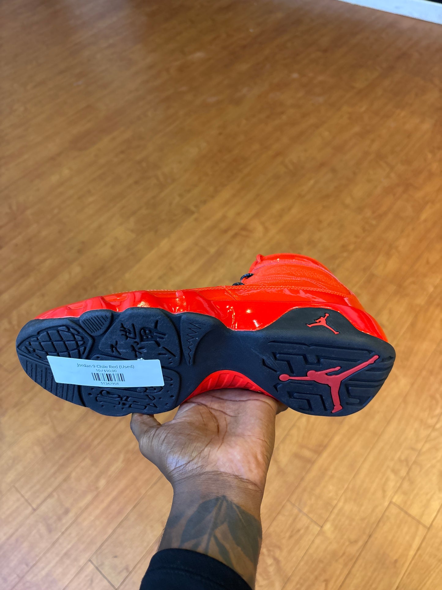 Jordan 9 Chile Red (Used)