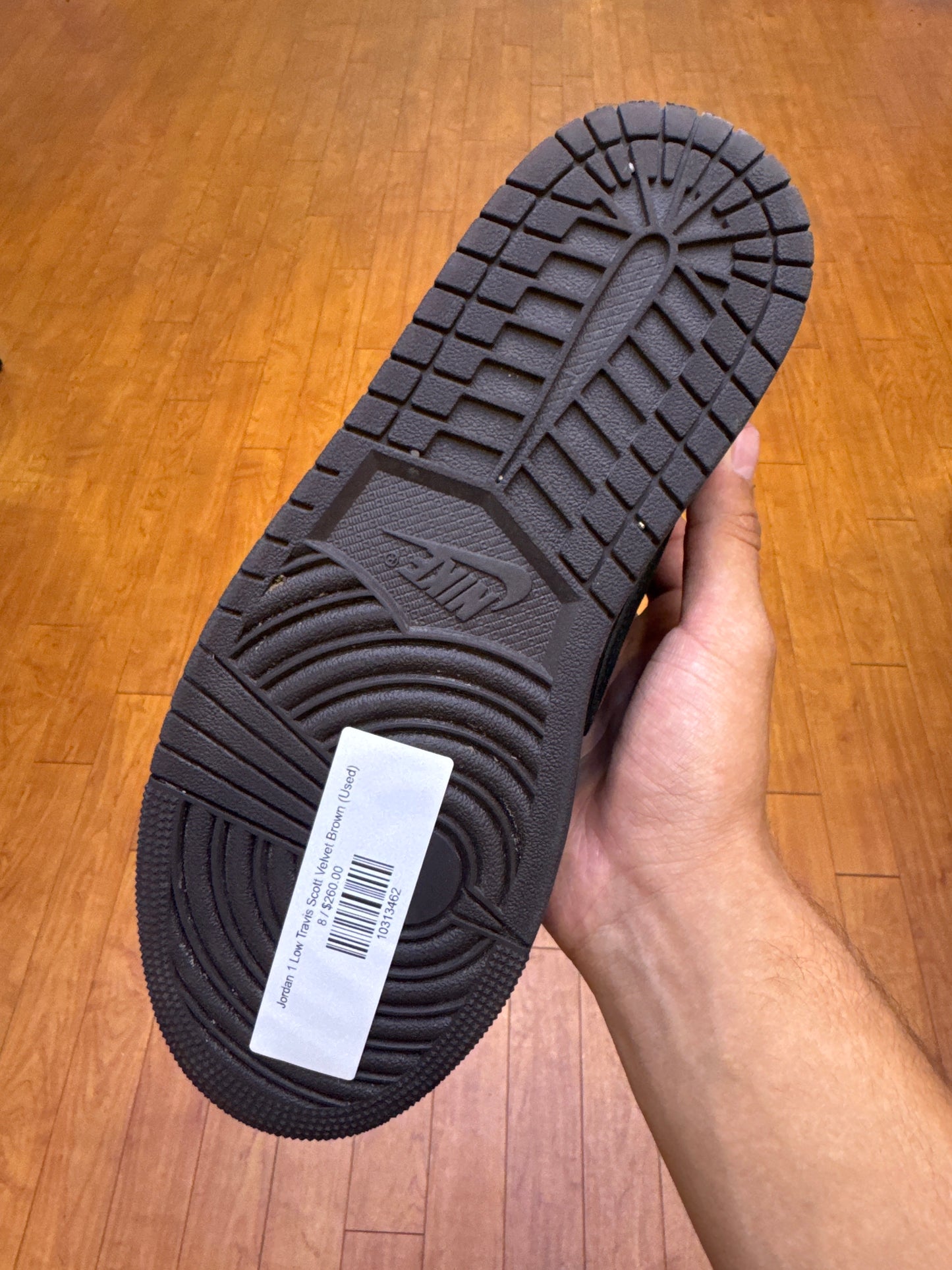 Jordan 1 Low Travis Scott Velvet Brown (Used)