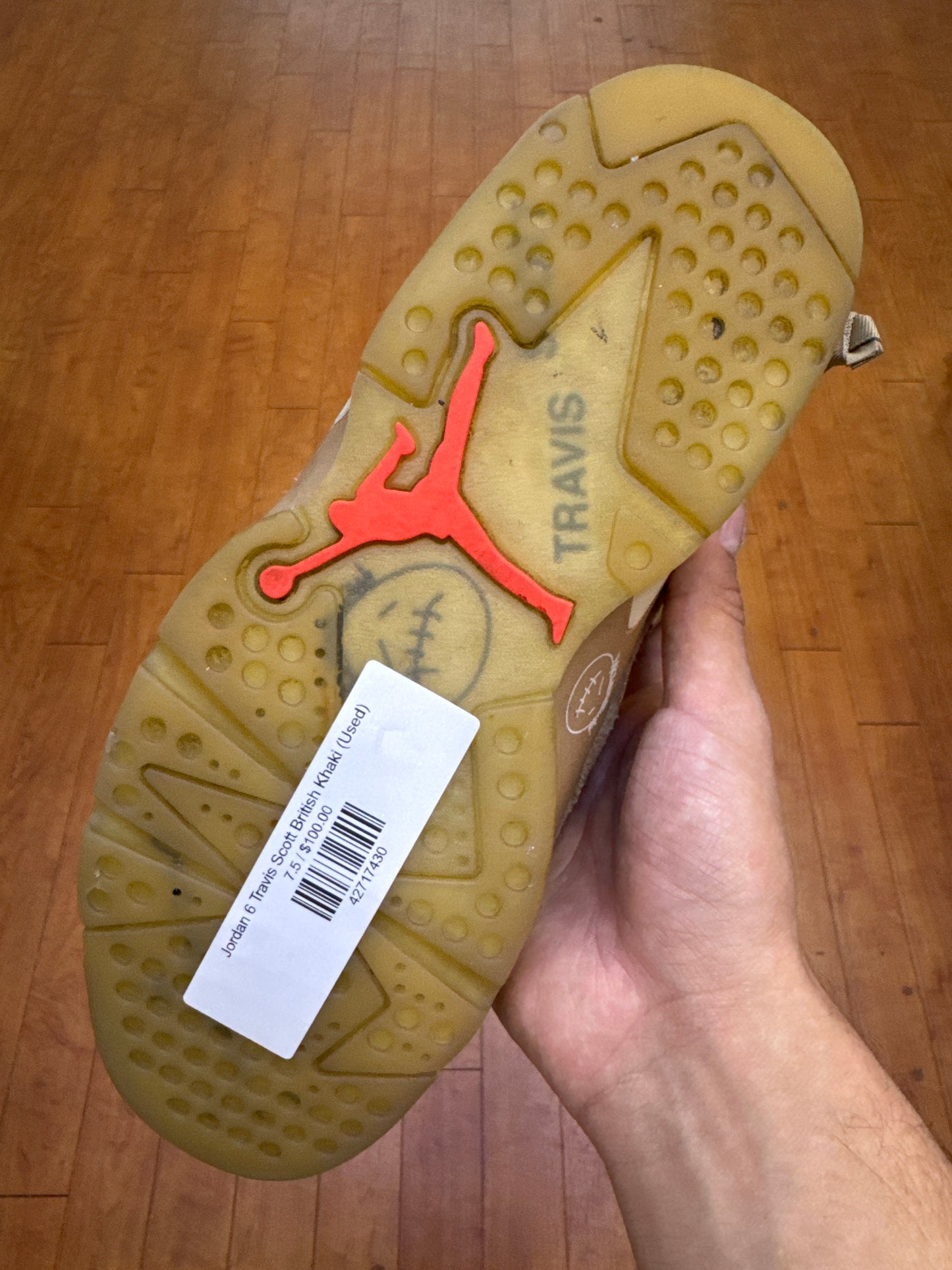 Jordan 6 Travis Scott British Khaki (Used)