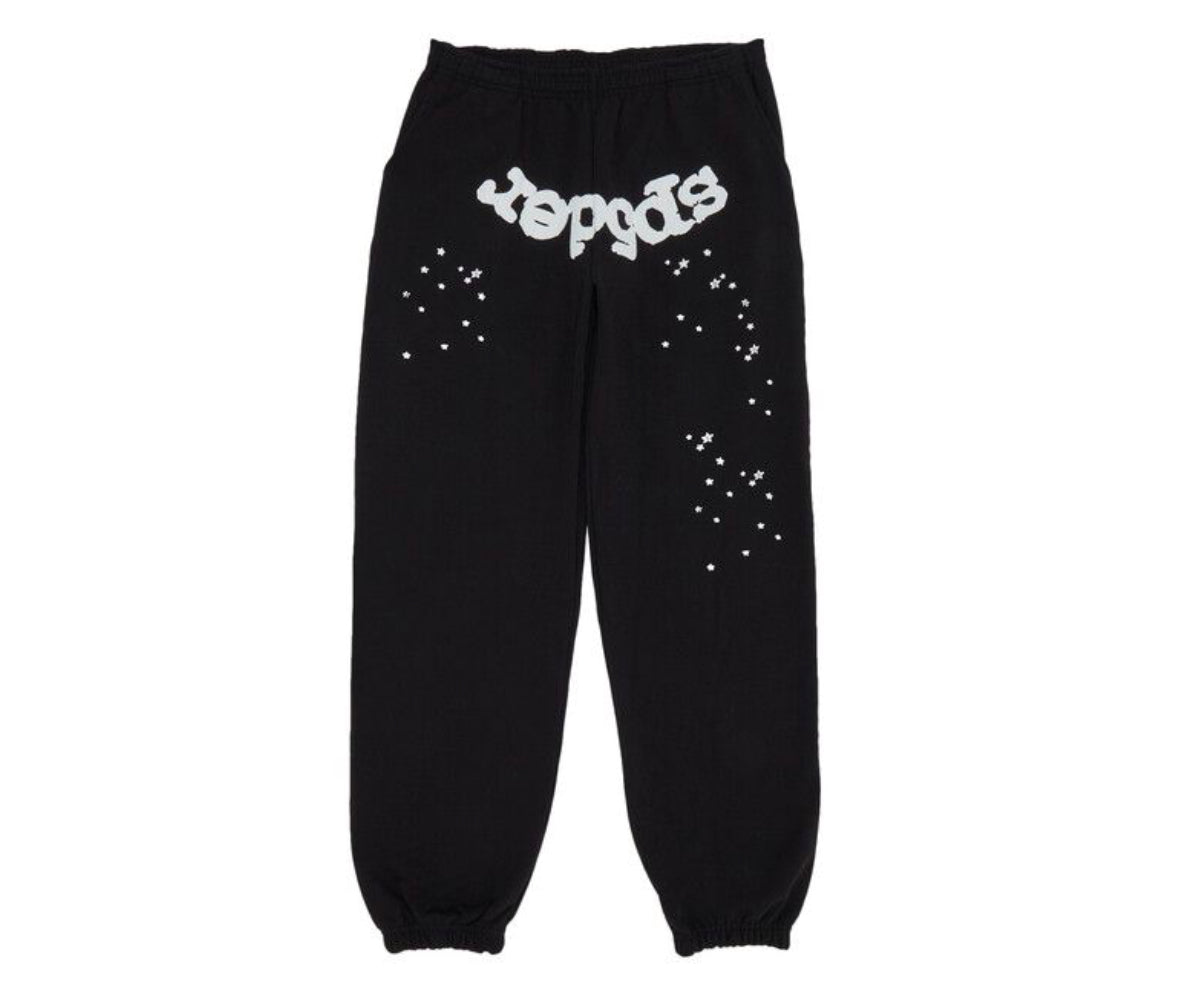 Sp5der OG Web Black Sweatpants