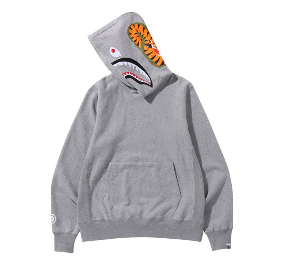 BAPE Shark Pullover Hoodie Grey