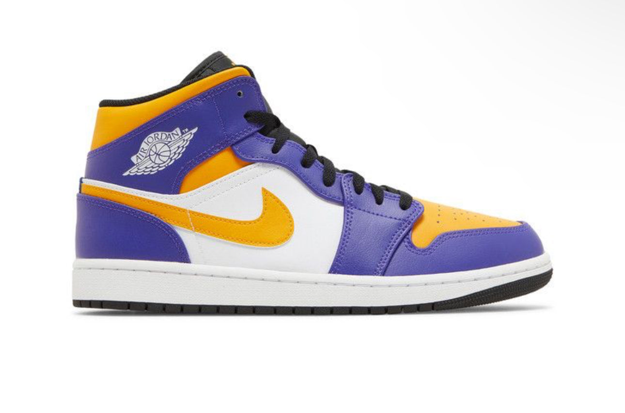 Jordan 1 Mid Lakers (Used)