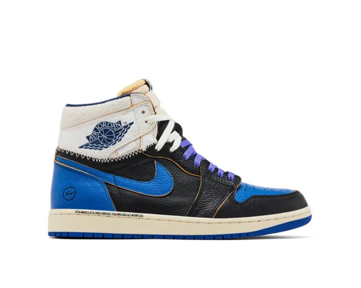 Jordan 1 High Fragment Design x Union LA Sport Royal