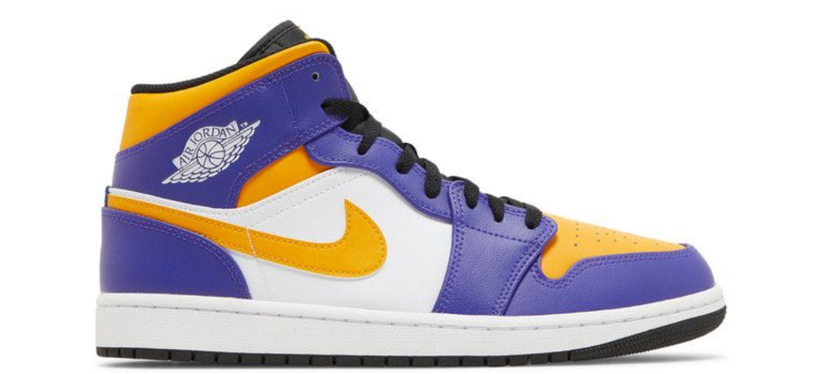 Jordan 1 Mid Lakers