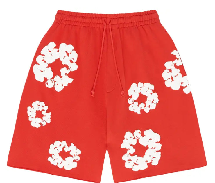 Denim Tears Red Shorts