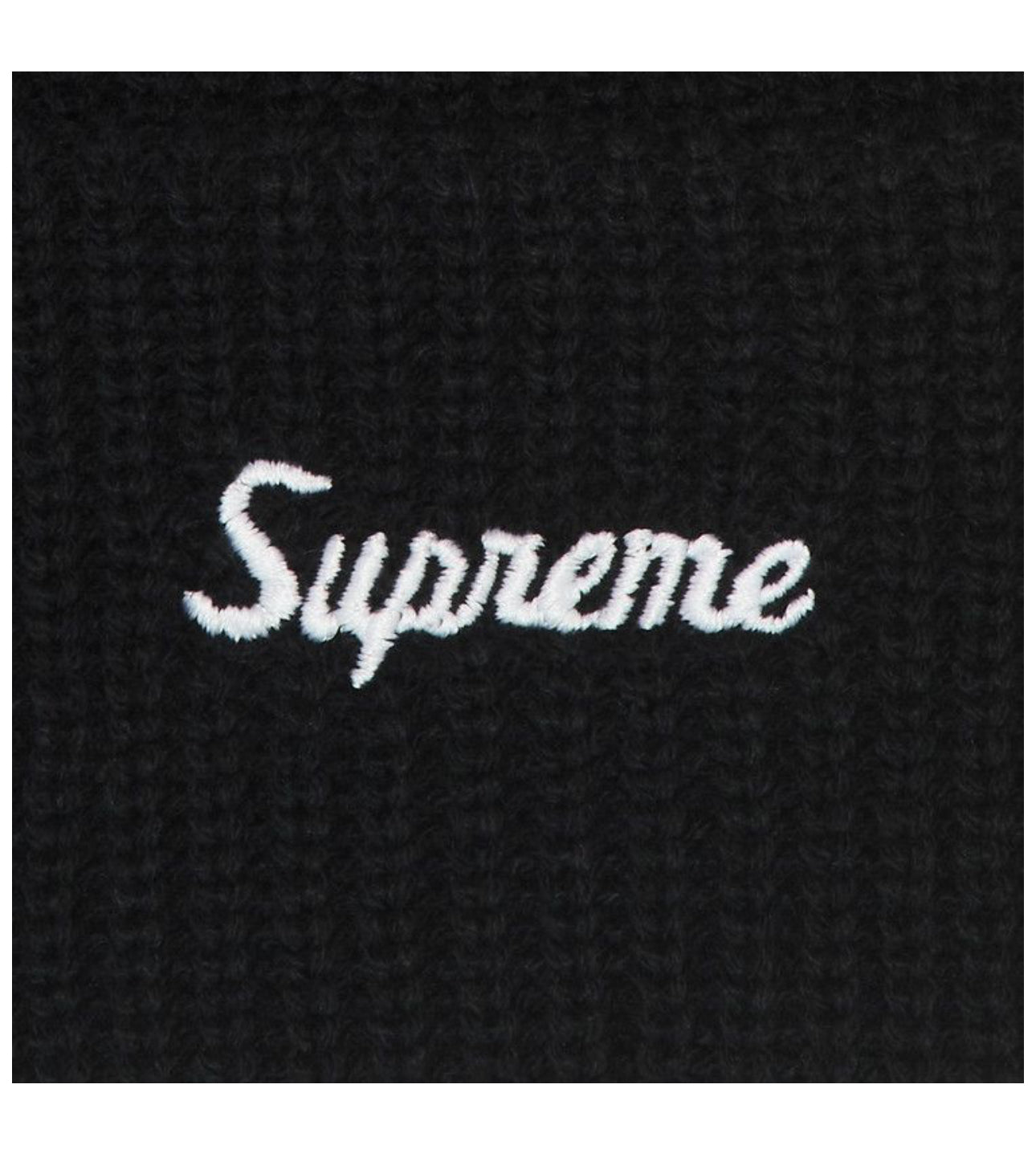 Supreme Loose Gauge Beanie Black