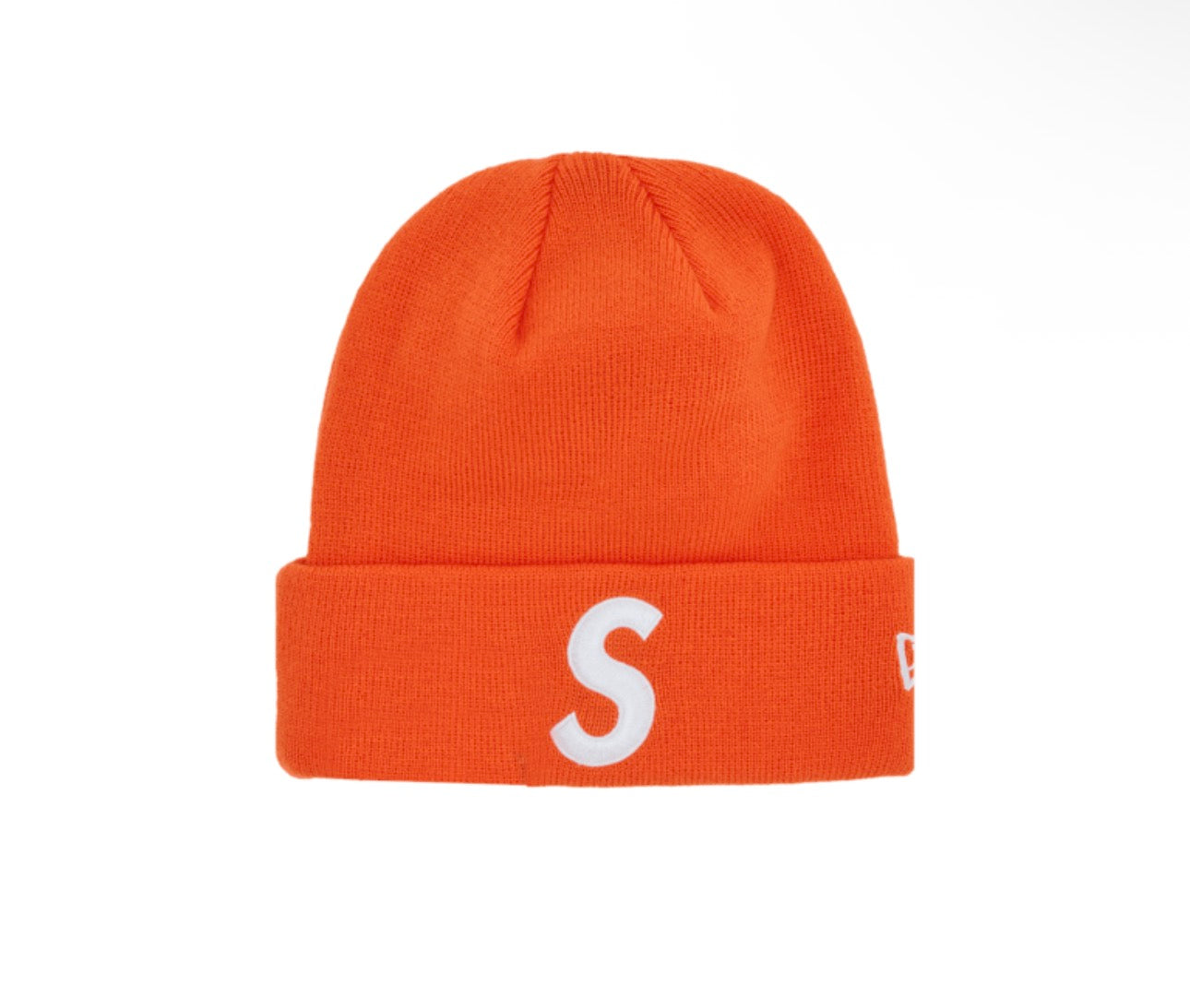 Supreme New Era S Logo Beanie Orange