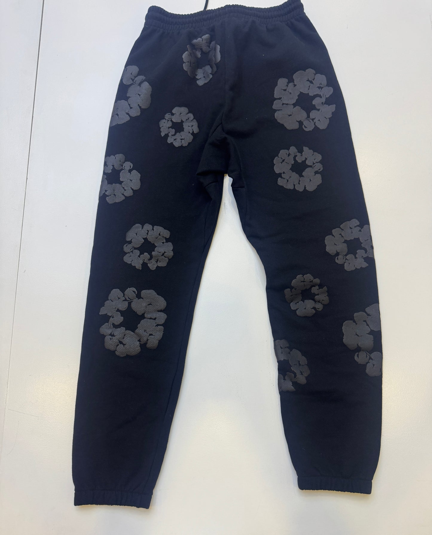 Denim Tears Black Monochrome Sweatpants (Used)