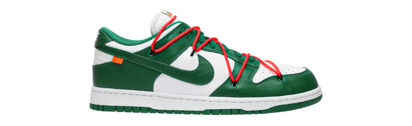 Off White X Dunk Low Pine Green (Used)
