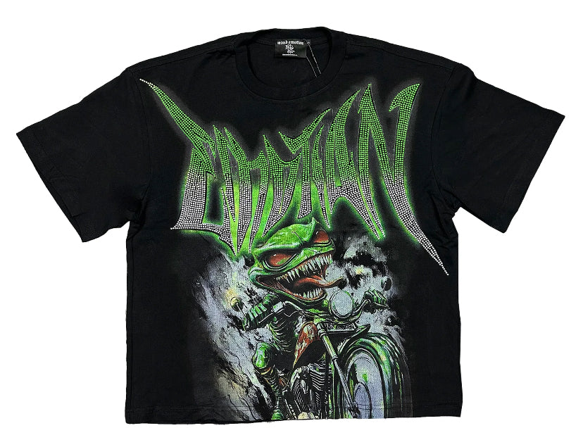 Mixed Emotion Goblin Rhinestone Tee