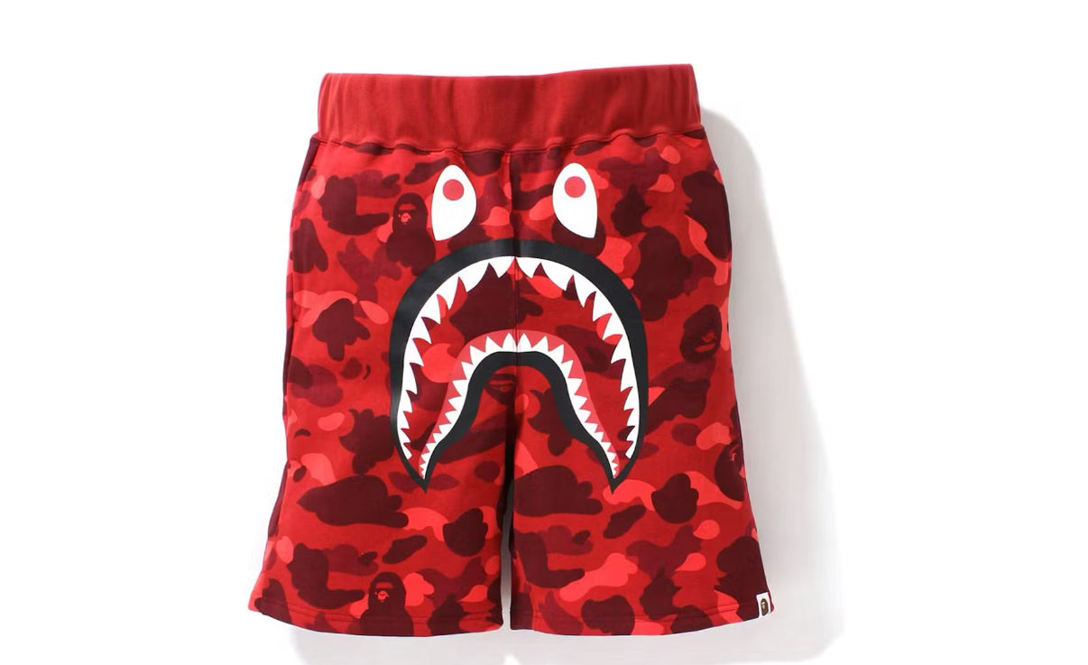 BAPE Shark Red Shorts