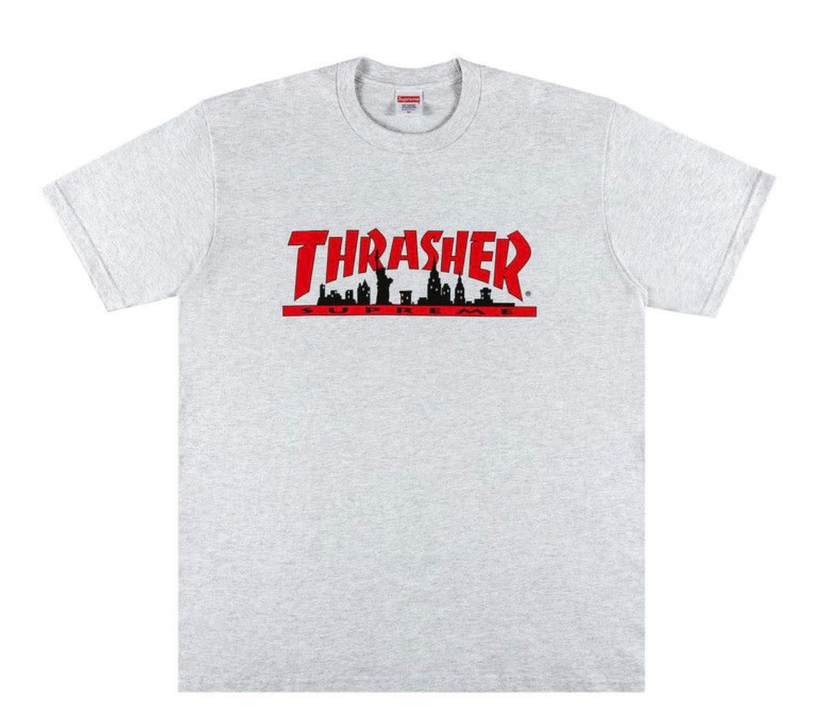 Supreme Thrasher Skyline Tee Ash Grey