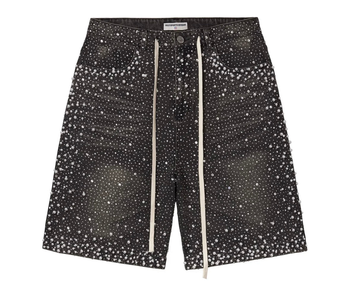 Vale Forever Black Rainstorm Jorts