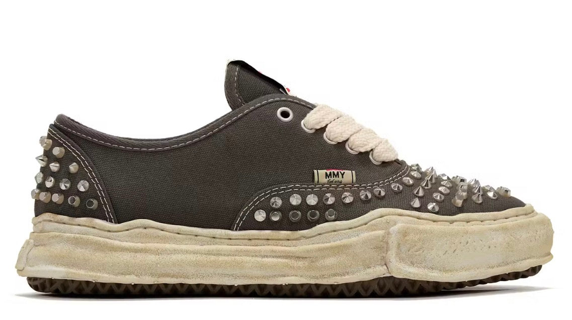 Maison Mihara Yasuhiro Baker OG Sole Studded Canvas Low