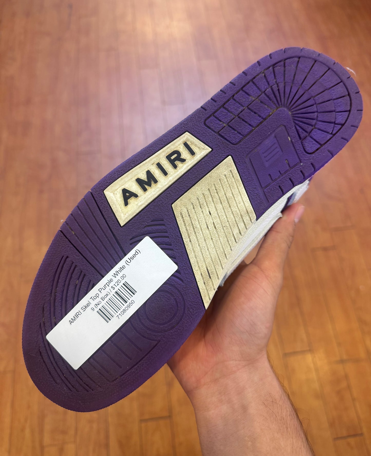 AMIRI Skel Top Purple White (Used)